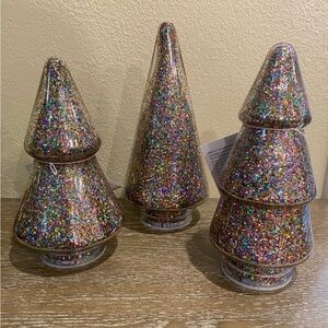 Target Bullseye's Playground Light Up Glitter Christmas Tree Set NEW